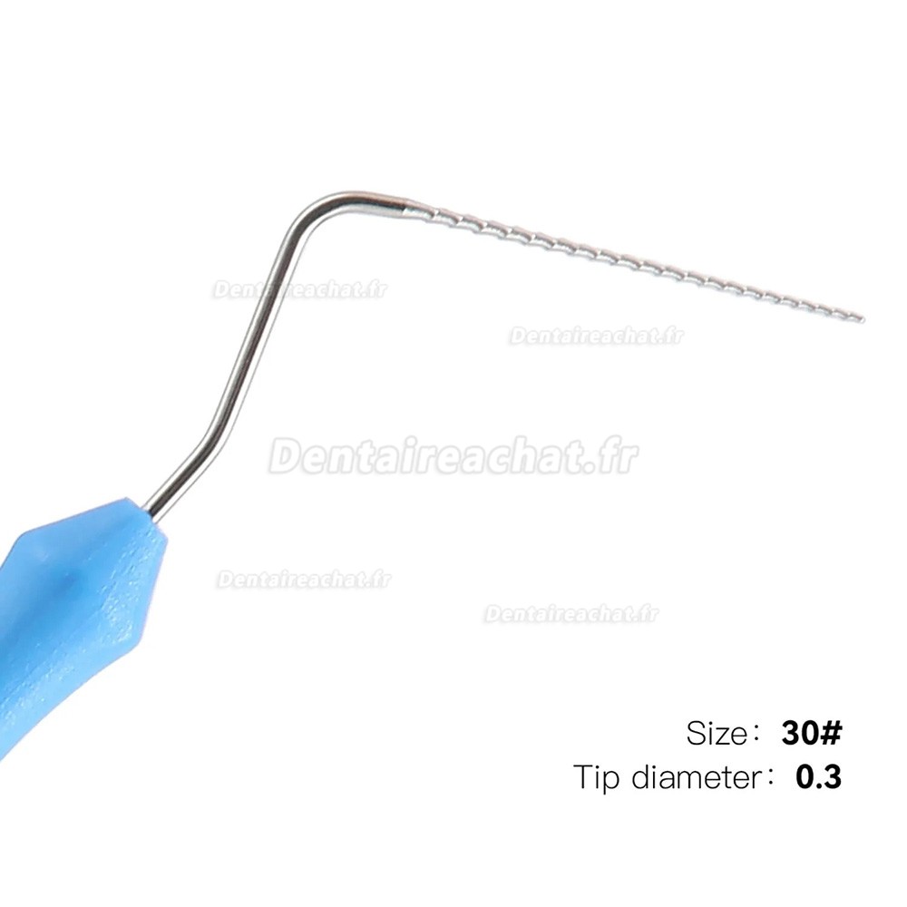 Limes endodontiques microscopiques dentaires 02 conicité #20 #25 #30